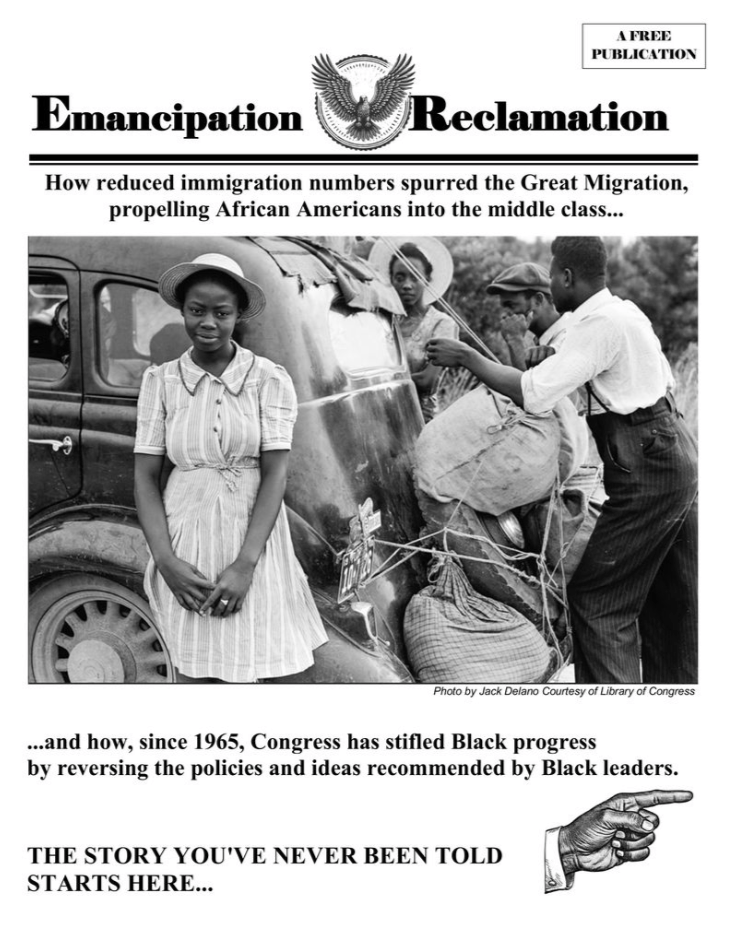 Emancipation Reclamation (front page)